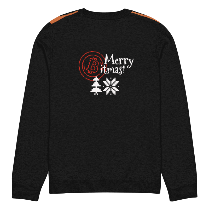 Kaninchenbau 21 Klassischer Weihnachts-Strickpullover mit Rundhalsausschnitt