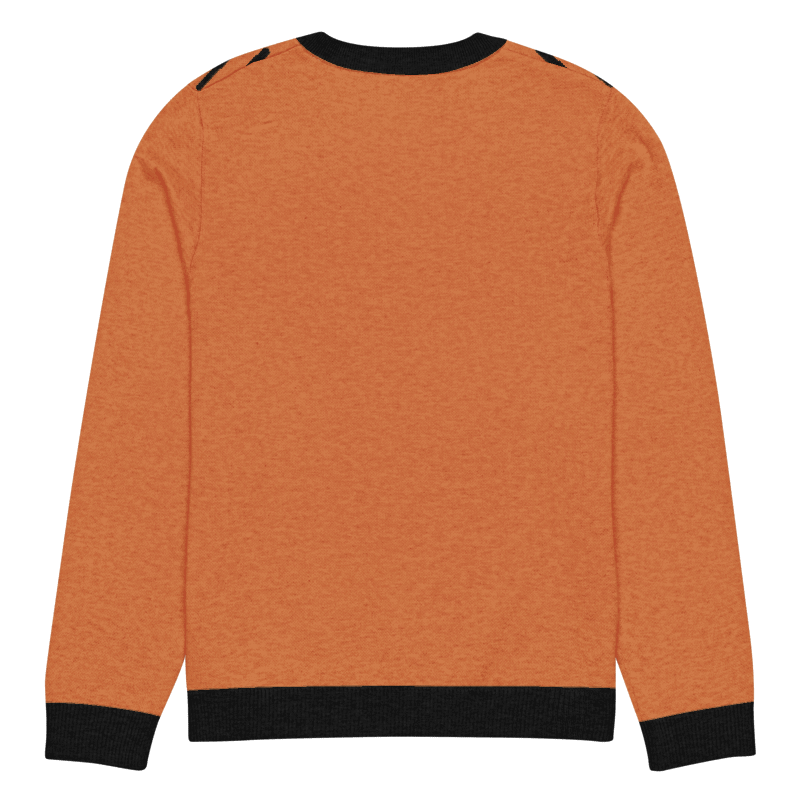 Kaninchen Bitcoin - Klassischer Weihnachts-Strickpullover mit Rundhalsausschnitt